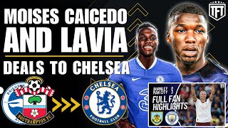 Caicedo & Lavia to Chelsea DEALS☑️ Burnley 0-3 Manchester City Highlight