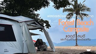 กางเต็นท์ริมทะเลบนเกาะช้างที่ Forest Beach Campsite ลานแนะนำสำหรับคนที่ต้องการความเป็นส่วนตัว