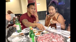 Bong General Celebrated his son birthday at Korean BBQ ​​​  បង ​​​​​​General នាម់កូនទៅញ៉ាំម្ហូបគូរ៉េ