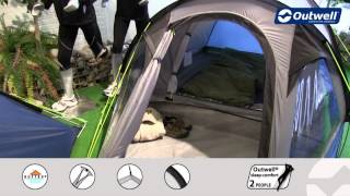 Outwell Cloud 3 Tent  | Innovative Family Camping | 2015