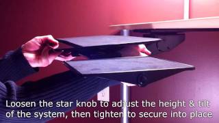 Ergonomic Keyboard Tray System (Under-Desk Installation Guide)