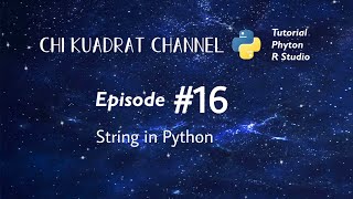 Tutorial Pengolahan String pada Python