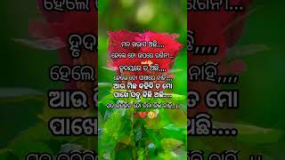 ତୋ ବିନା ମୁଁ ଅନ୍ଧ ସବୁତ ଅନ୍ଧାର 😥#odia #song ❤️short video