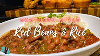 THE BEST RED BEANS AND RICE | QUICK AND EASY 30 MINUTE RECIPE | NO SOAKING