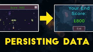 How to save data between Scenes in Unity