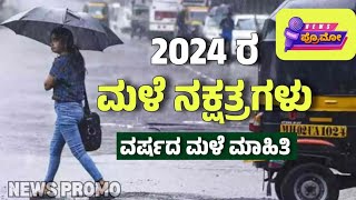 ಈ ವರ್ಷದ ಮಳೆಗಳು ಮತ್ತು ದಿನಾಂಕಗಳು ಇಲ್ಲಿದೆ-2024