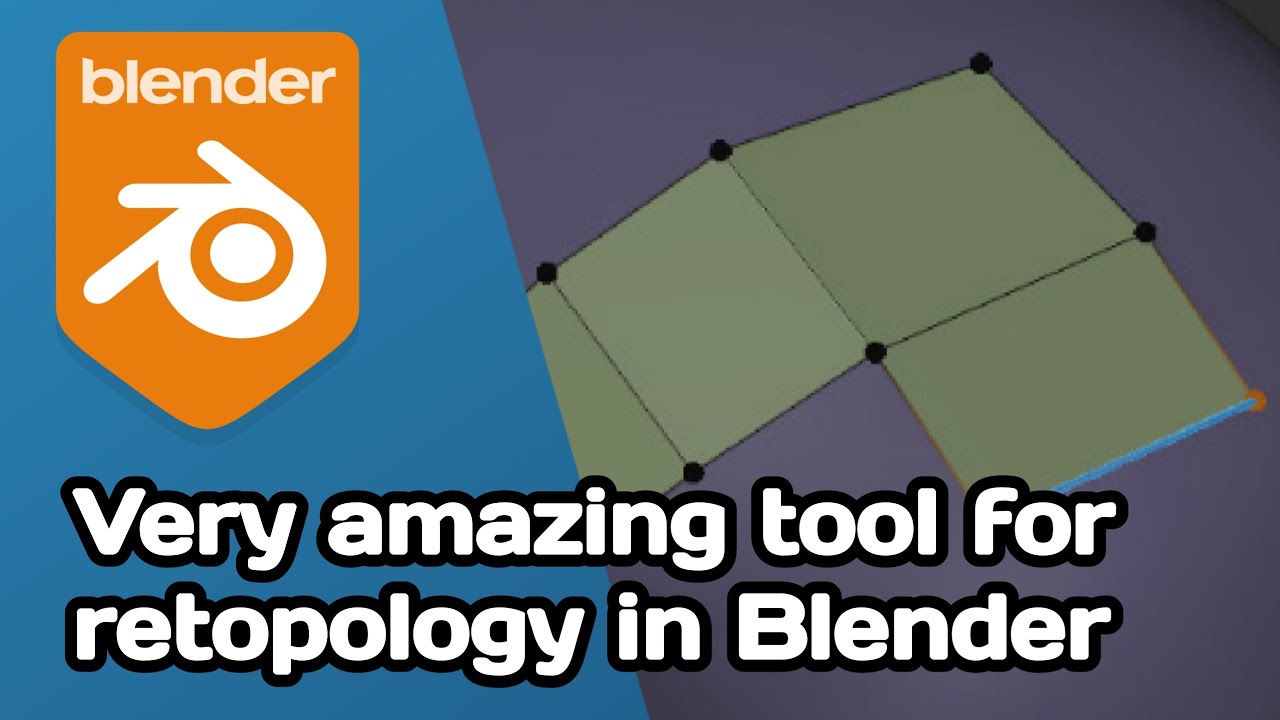 How To Use Polybuild Tool For Retopology | Blender Modeling Tutorials ...