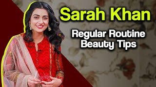 Sarah Khan Makeup Tips |  Ek Nayee Subah With Farah | Aplus