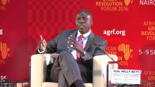 Willy Bett AGRF 2016 Strengthening commitments