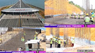 100%TRAVAUX  PROJET PONT MODERNE A KINSESO MEILLEUR PONT EN AFRIQUE CENTRALE