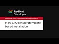 Migration Tookit for Applications 5.1 - Installing the web console in OpenShift via template