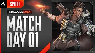 ALGS Year 6 Split 1 Pro League | Match Day 1 | EMEA | Group A vs B | Apex Legends