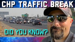 What’s a Traffic Break? Why is the officer swerving?