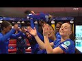 joie de la victoire des bleues et du record national de sélections