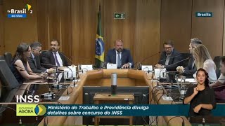 #AoVivo: Coletiva de imprensa sobre o Concurso do INSS