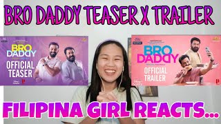 Bro Daddy | Official Teaser & Trailer Reaction | Mohanlal,Prithviraj Sukumaran, Kalyani Priyadarshan