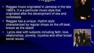 Reggae Music Genre