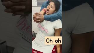 Hot aunty big b@@bs press and ah uh #shorts #hotaunty #viral