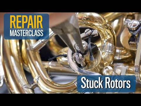 Why is my French horn trigger stuck?