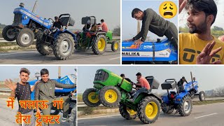 😂 मजा आ गया Sumit  JohnDeere 5039 vs Sonu Sonalika Di 35 सब कुछ बराबर करवा दिए (Tyre Weight Hukk)