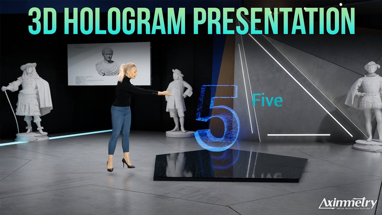 Setup 3d Holographic Presentations Ue5 Aximmetry Youtube