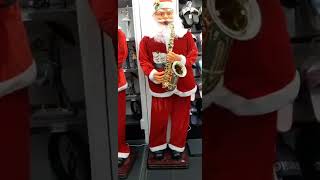 Santa with Trumpet dance