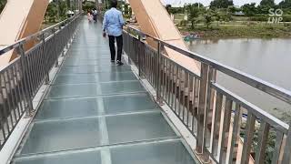 Kakinada beach glass bridge