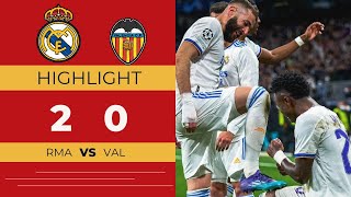 Real Madrid vs Valencia 2-0 highlights match Laliga 2023