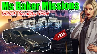 How to Unlock SECURITY INTEL Prep Work - Full Guide Miss Baker Missions | GTA 5 ONLINE