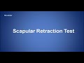 scapular retraction test