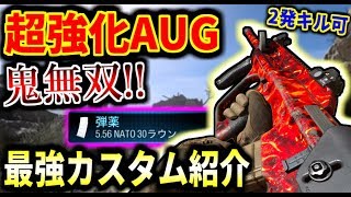 【MW】2発キル可!!!!!!   アプデで強くなった『AUG』で鬼無双👹！！   最強カスタム紹介するぞ👍【MW:アプデ】