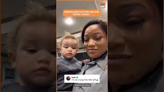 Keke Palmer catches her son saying 