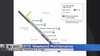 Maintenance Work On RTD E & R Line Will Happen This Weekend