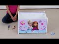 delta children toy box assembly video