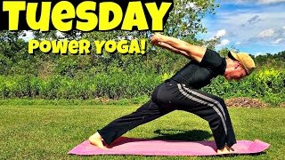 Day 2 - Power Yoga Workout | 7 Day Yoga Challenge | Sean Vigue Fitness