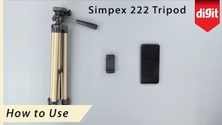 Simpex 222 professional tripod - How to Use