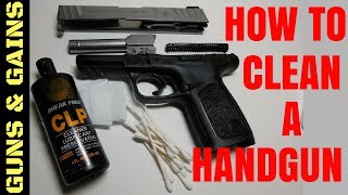 How to Clean a Handgun | Smith and Wesson SD9VE | Guns & Gains