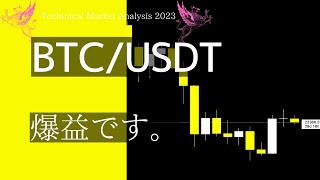 $BTC ビットコイン テクニカル分析 |最高の買い場でした。|2023年3月14日