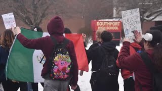 Southport High School students suspended after walkout protest