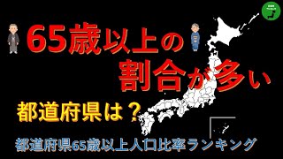 【お年寄りの割合】233_都道府県65歳以上人口比率ランキング2021