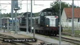 BB 66303 \u0026 BB 66214  ( SNCF ) + Fret Complet Tomberaux