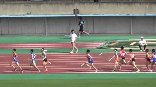 ㉗【3年男子1500ｍ決勝 5組】福岡県中学校陸上選手権大会 2015