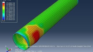 #abaqus tutorials : analysis or pipe corrosion