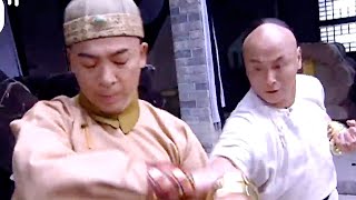 巔峰對決！大力士鐵線金剛拳挑戰瘦弱小夥螳螂拳，誰料小夥輕鬆打敗大力士！| 佛山贊師父  #元彪 #元華 #洪天明 #梁家仁 #歐錦棠 #劉家輝  #tvb