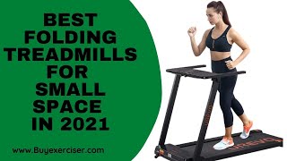 Top 12 Best folding treadmill for small space || Best foldable treadmill || small folding treadmill