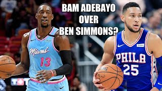 BAM ADEBAYO OVER BEN SIMMONS? | ADAM LEFKOE | NBA TOP 100 | NBA NEWS | SIXERS PHILADELPHIA 76ERS |