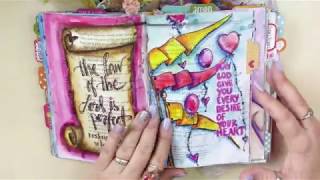 Bible Journaling Bible Flip Psalm 1 -50!