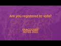Are you registered to vote?