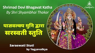 याज्ञवल्क्य मुनि द्वारा सरस्वती स्तुति | Highlights | Devi Bhagavatam | Shri Shyambhai Thakar