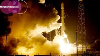 SpaceX rocket launches then lands safely back on Earth